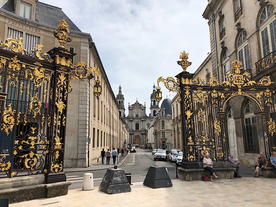 Blick vom Platz Stanislav in die Stadt