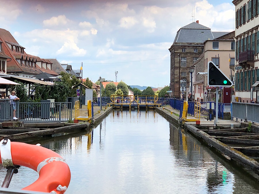 Einfahrt Schleuse Saverne